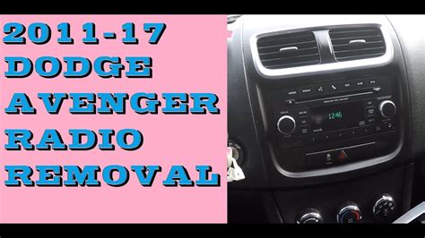 dodge avenger radio not working